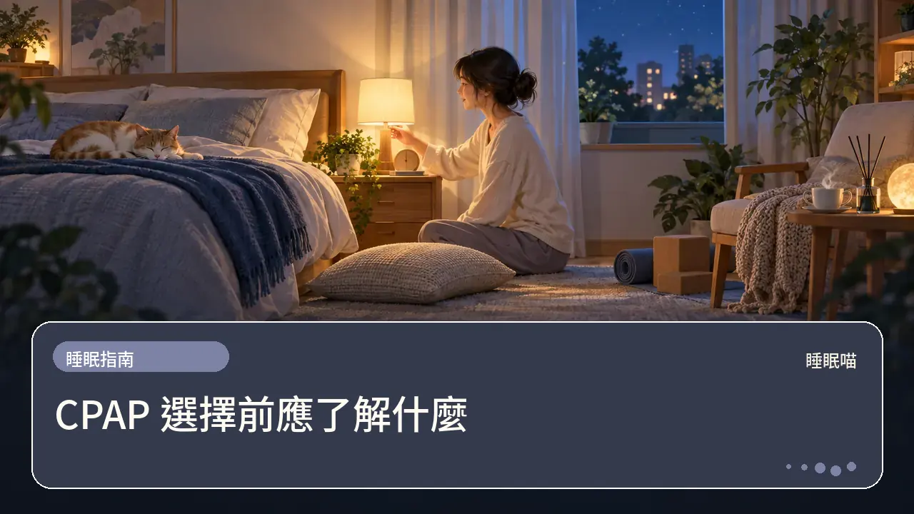CPAP 選擇前應了解什麼主題插畫