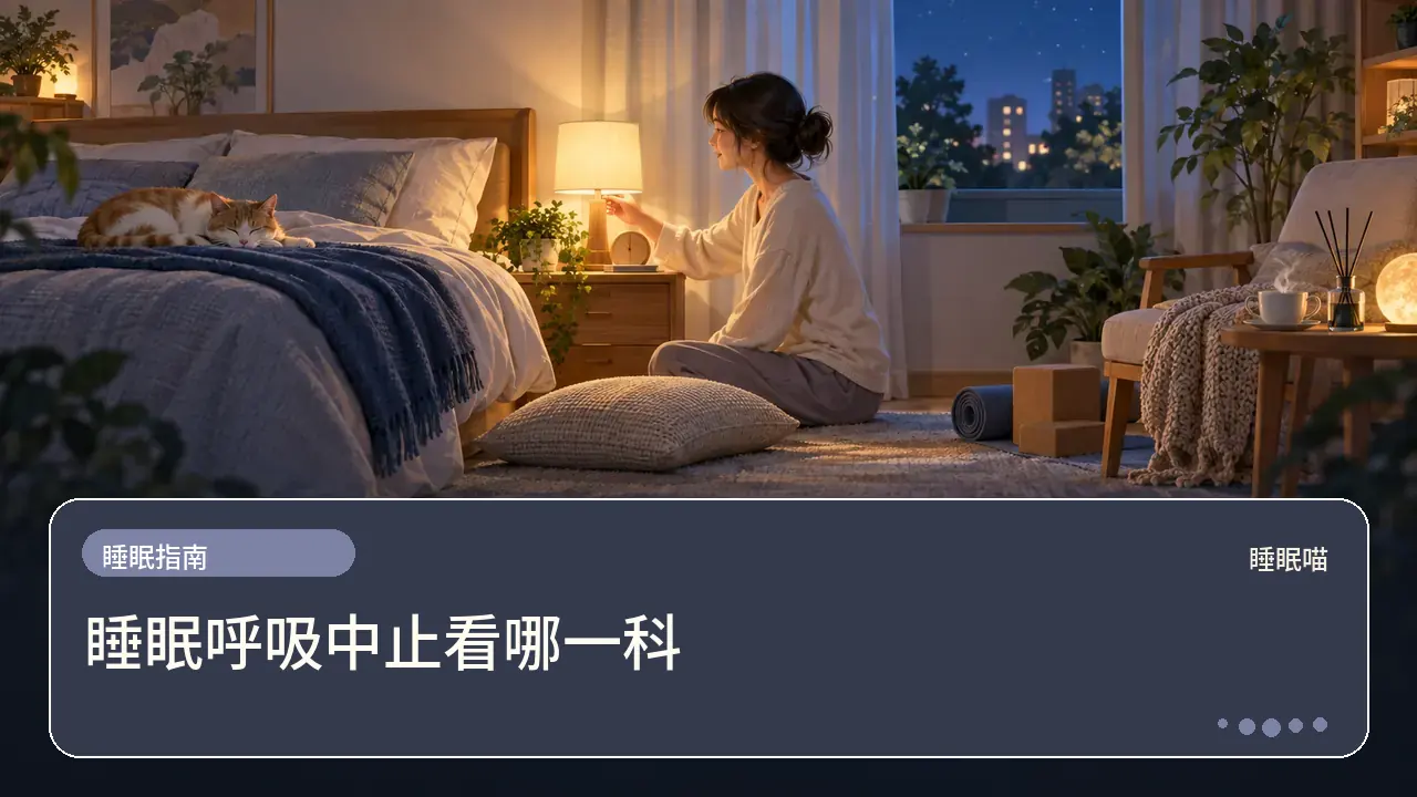 睡眠呼吸中止看哪一科主題插畫